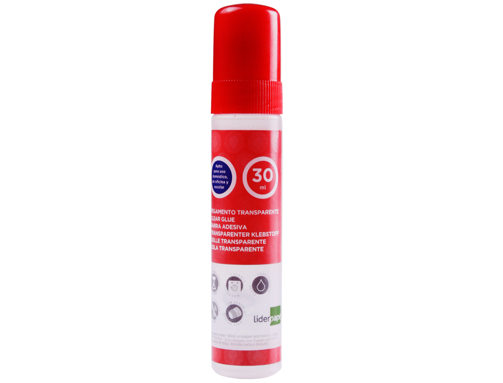 PEGAMENTO LIDERPAPEL TRANSPARENTE PARA PAPEL 30 ML
