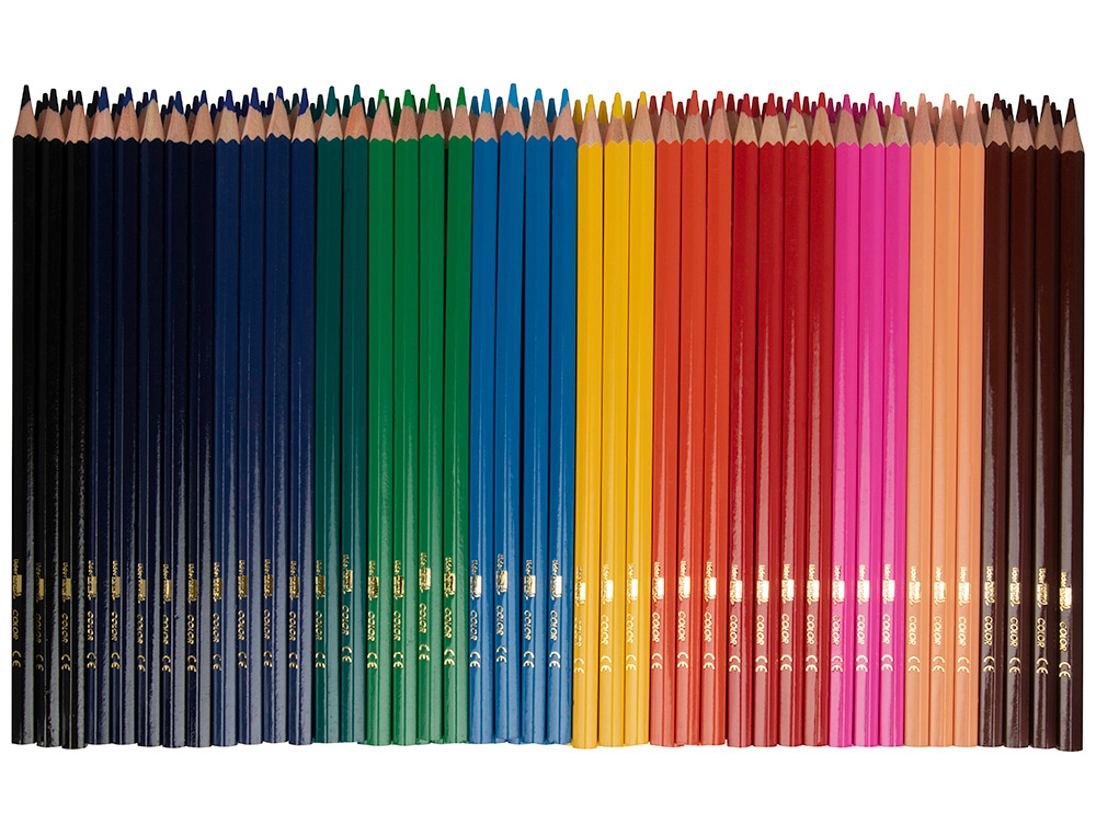LAPICES DE COLORES LIDERPAPEL SCHOOL PACK DE 144 UNIDADES 12 COLORES X 12 UNIDADES