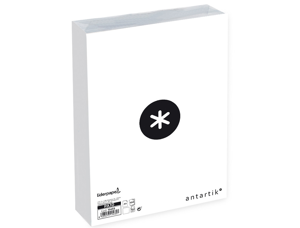 PAPEL ANTARTIK DIN A4 100G/M2 LISO PAQUETE DE 100 HOJAS