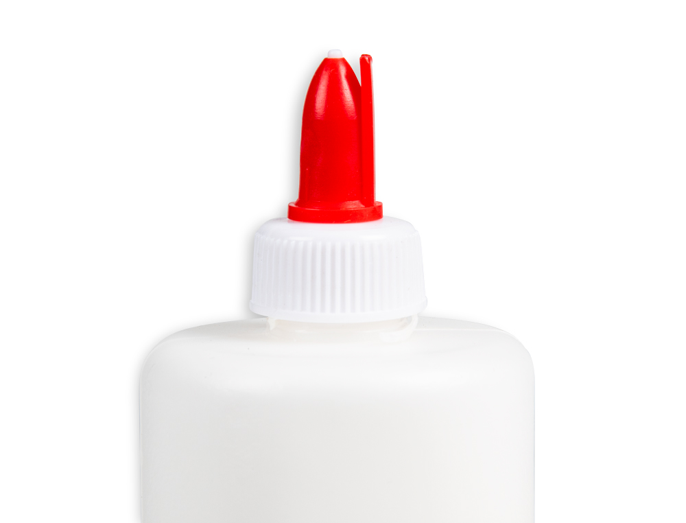 PEGAMENTO COLA BLANCA LAVABLE LIDERPAPEL BOTE DE 500 ML