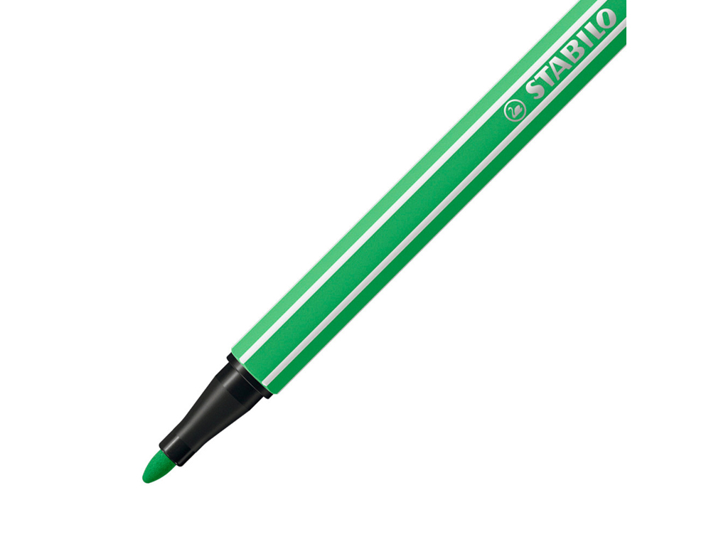 ROTULADOR STABILO ACUARELABLE PEN 68 ESMERALDA CLARO PUNTA GRUESA 1MM