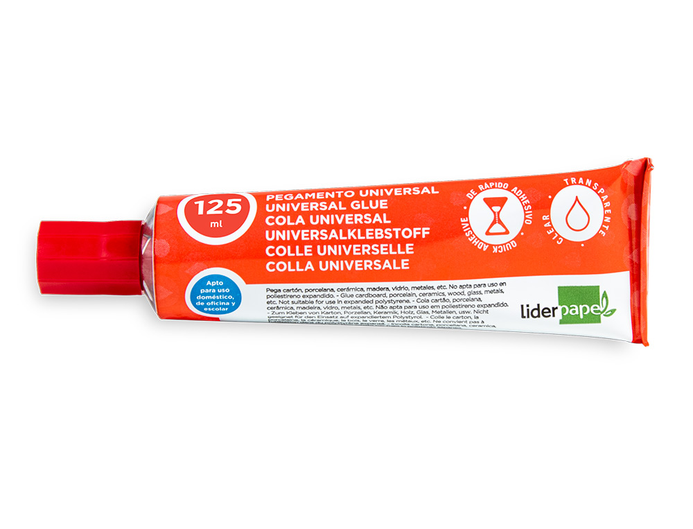 PEGAMENTO LIDERPAPEL UNIVERSAL TRANSPARENTE 125 ML