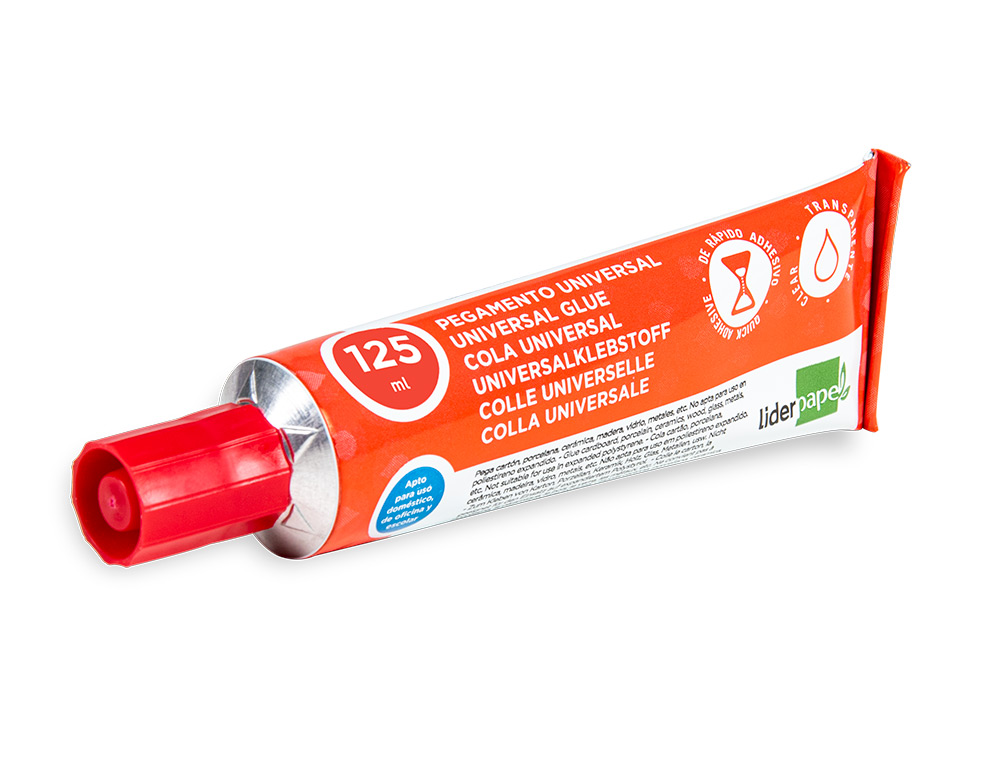 PEGAMENTO LIDERPAPEL UNIVERSAL TRANSPARENTE 125 ML