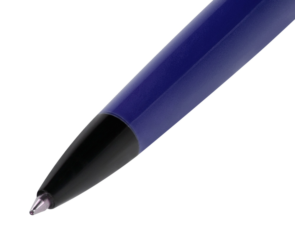 BOLIGRAFO BELIUS TURBO ALUMINIO COLOR AZUL Y NEGRO TINTA AZUL CAJA DE DISEÑO