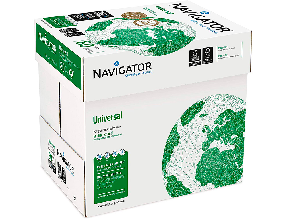 PAPEL FOTOCOPIADORA NAVIGATOR DIN A3 80 GRAMOS PAPEL MULTIUSO INK-JET Y LASERPAQUETE DE 500 HOJAS