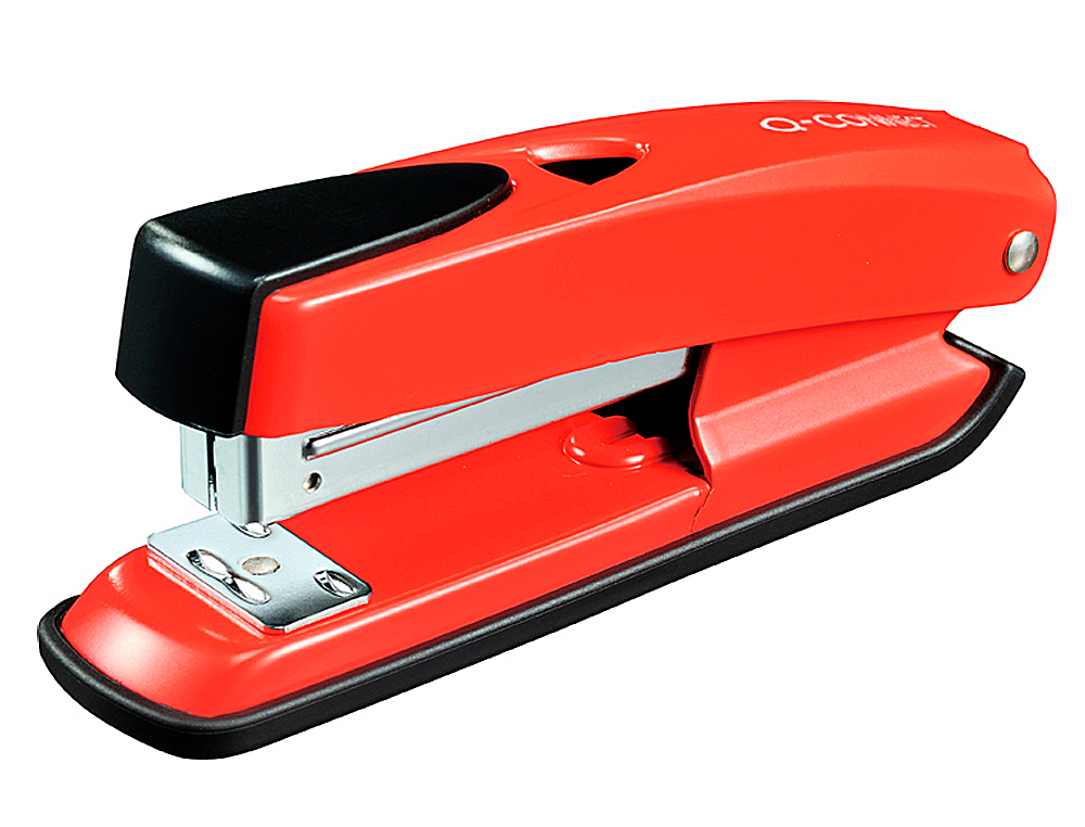 GRAPADORA Q-CONNECT KF02150 METALICA ROJA CAPACIDAD 20 HOJAS
