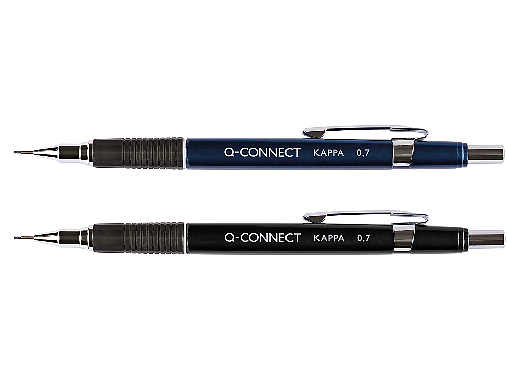 PORTAMINAS Q-CONNECT KAPPA 0,7 MM SUJECION DE CAUCHO