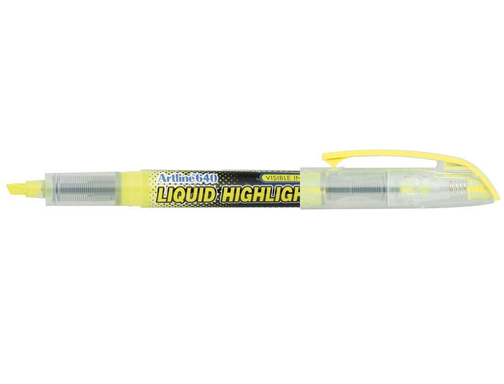 ROTULADOR ARTLINE FLUORESCENTE EK-640 AMARILLO PUNTA BISELADA