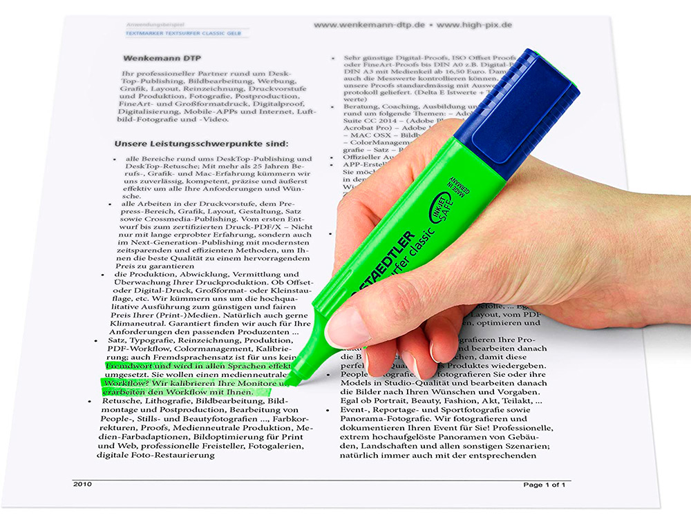 ROTULADOR STAEDTLER TEXTSURFER CLASSIC 364 FLUORESCENTE VERDE