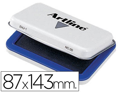 TAMPON ARTLINE N2 AZUL 87X143 MM