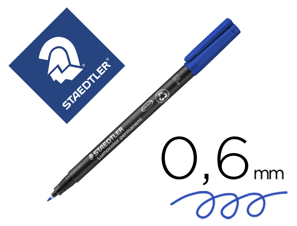 Staedtler Lumocolor 318 C10 Pack de 10 Rotuladores Permanentes