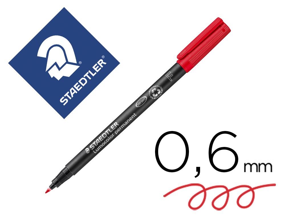 ROTULADOR PERMANENTE STAEDTLER 313-9 S NEGRO